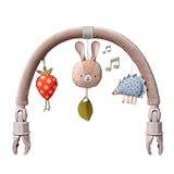 Arch &vert; Ideal for Infant & Toddlers&comma; Fits Stroller & Pram&comma; Activity Arch with Fascinating Toys&comma; Stimulates Baby’s Senses and Motor Skills Development&comma; Easier Outdoors &lpar;Musical Bunny Arch&rpar;