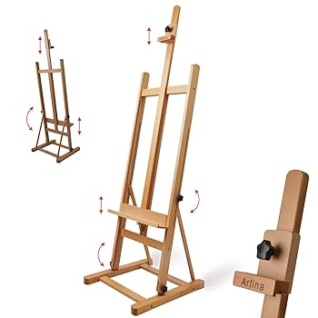 イタリア製 アンティーク 大型イーゼル 多機能 折り畳み式 ヴィンテージ 木味 イタリア製 アンティーク 大型イーゼル 多機能 折り畳み式