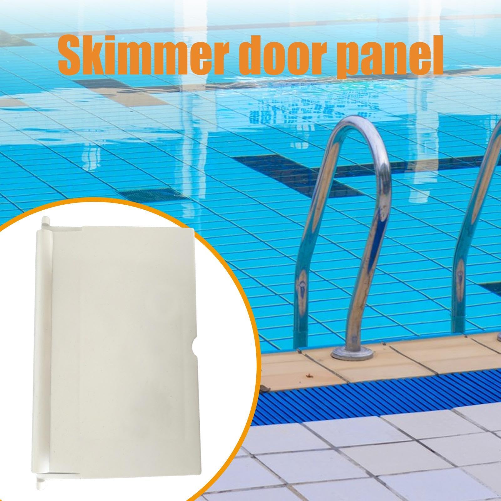 Trappe De Porte De Skimmer De Piscine - Trappe De Porte De Skimmer De Piscine Robuste Renforcée Avec éponge - Facile à Installer Et Multifonction - Remplacement De Porte Pour Une Meilleure