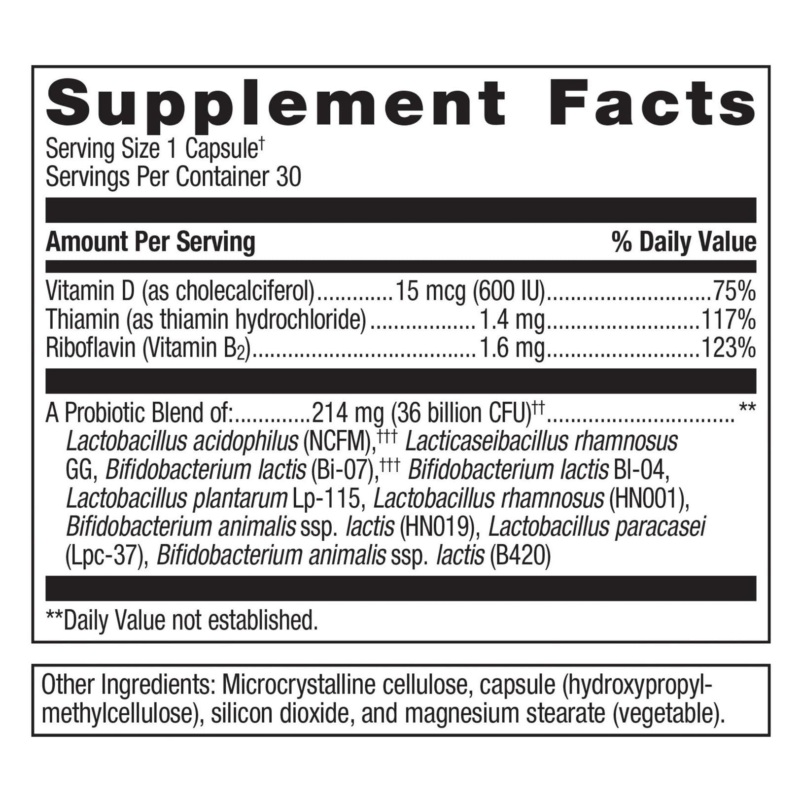 Metagenics UltraFlora Complete Probiotics for Women & Men, 30 Capsules — Amazon image 4