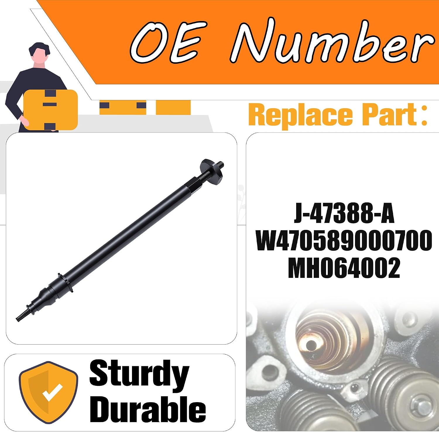 Injector Cup Nozzle Tube Remover and Installer Tool for Detroit Diesel