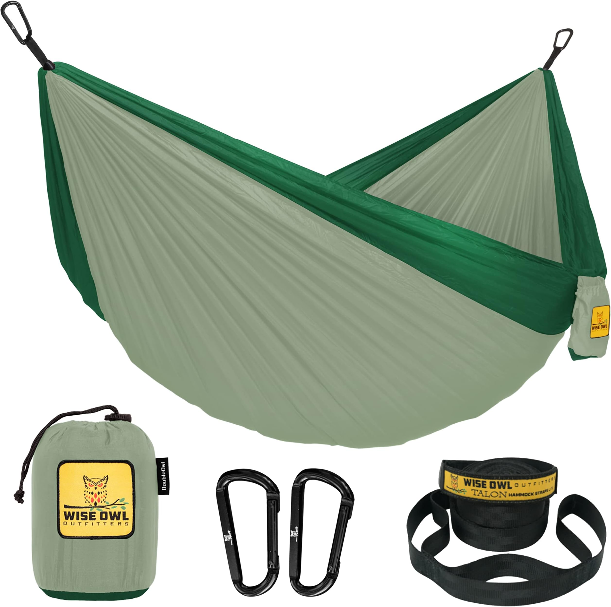 WOL Camping Hammock, Light Green, Single