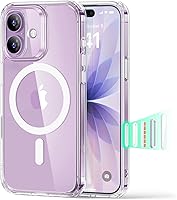 Vista 102 de ESR Serie Cloud Funda para iPhone 15 Pro con MagSafe, soporta carga magnética, delgada, de silicona líquida, absorción de golpes, protección