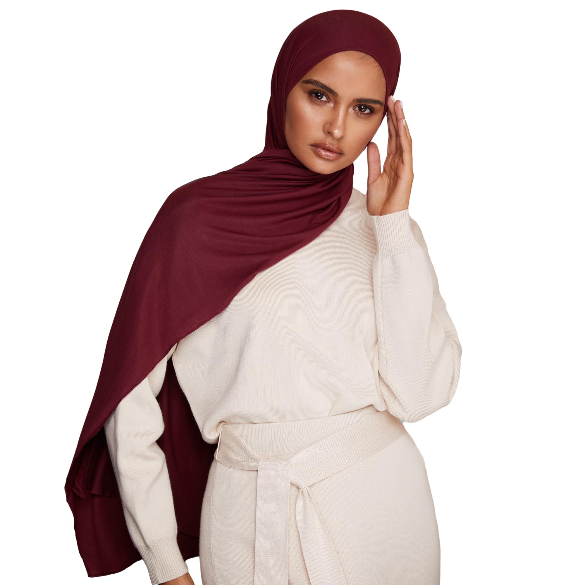 Premium Jersey Hijab Scarf For Women - Islamic Head Scarf Wrap Hijabs
