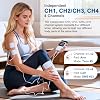 Unidad TENS EMS estimulador muscular para alivio del dolor, 4 en 1 TENS y EMS y Relajación y DIY, 4 canales, 60 modos y 30 intensidades con pantalla a color mejorada para espalda, cuello, hombros y ciática 5