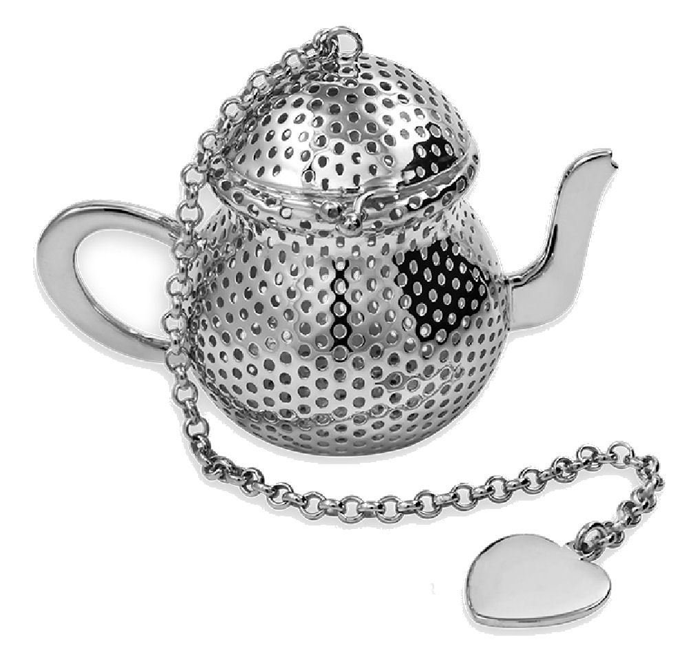 Infuseur à thé en métal plaqué Argent