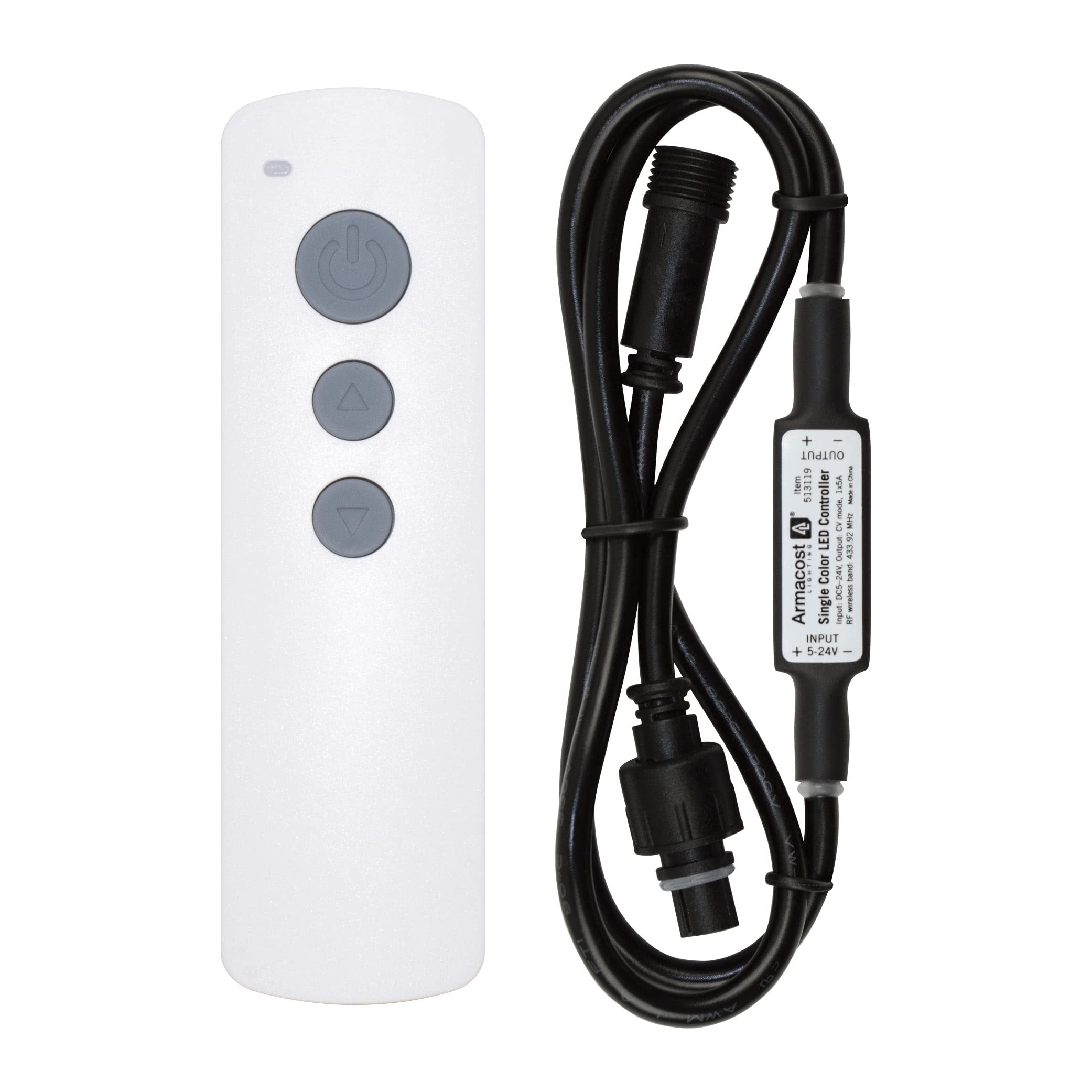 Télécommande blanc Armacost Lighting Portico pour l'ambiance lumineuse du salon et de la chambre