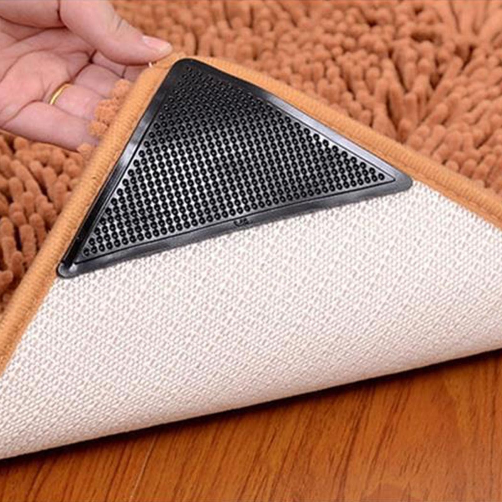 Amazon | ANKROYU 4ピース ラググリッパー、滑り止めラグアンダーレイ