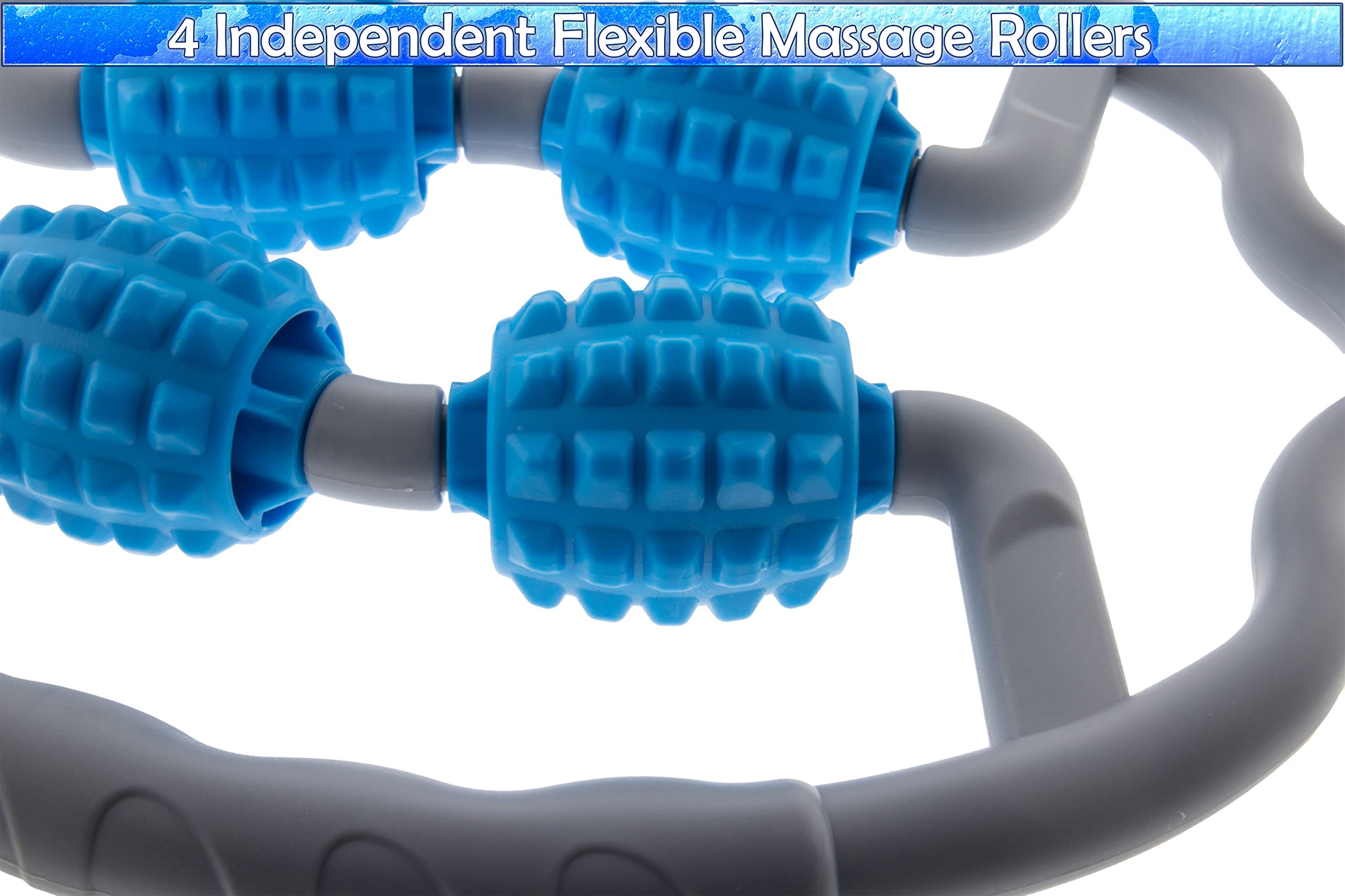 Amazon.com: 5 STAR SUPER DEALS Quad Roller Massage Stick- U Shaped  display picture 1