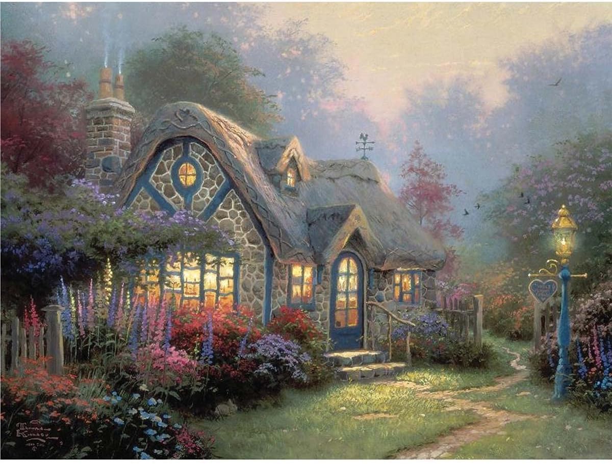 Lamplight Cottage Paint by Number Kit