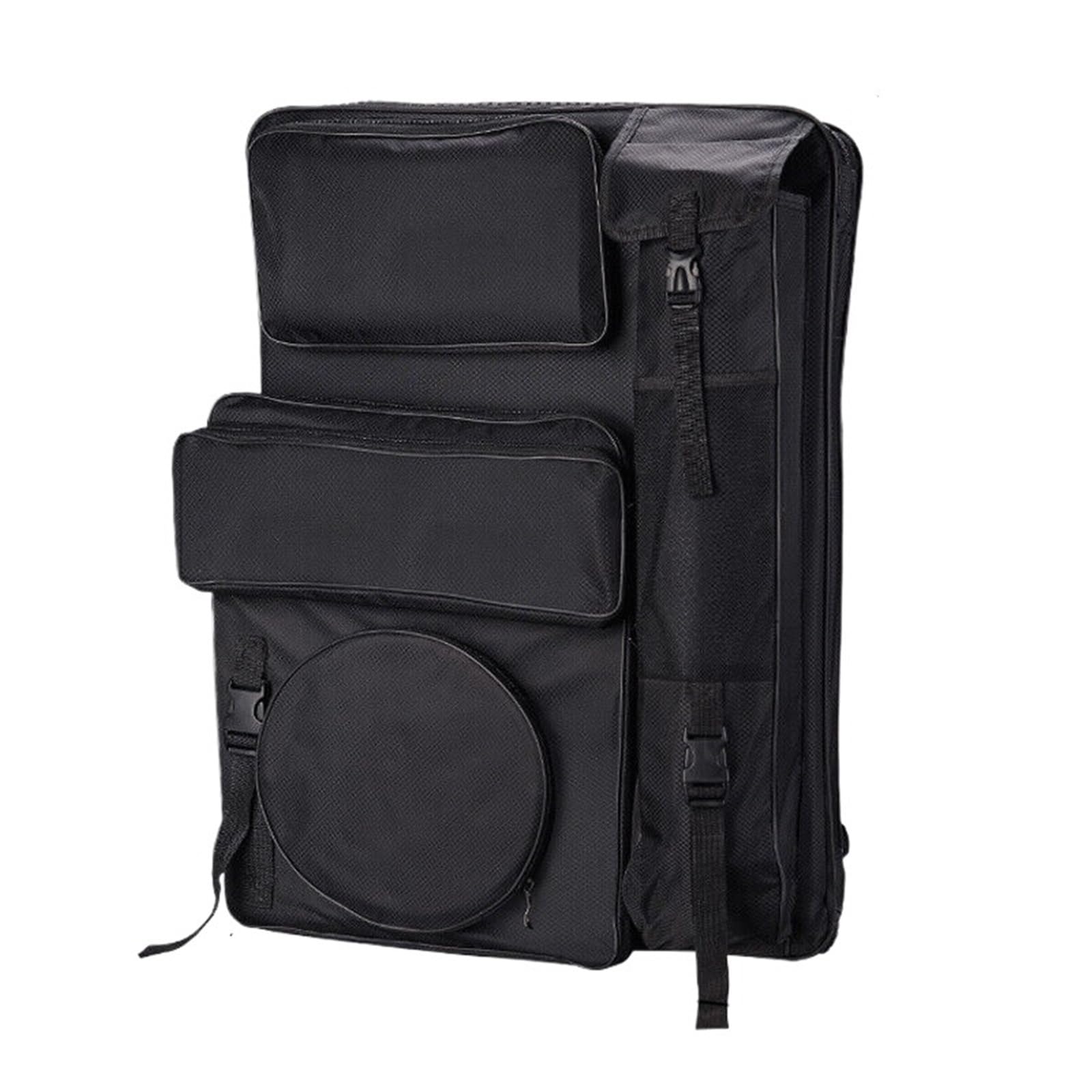 Borsa Porta Disegni per Artisti Zaino Multifunzionale for Portfolio di artisti, Borsa for Pittura Artistica, Borse da Trasporto Grandi e Impermeabili, Zaini Porta Attrezzi(Black)