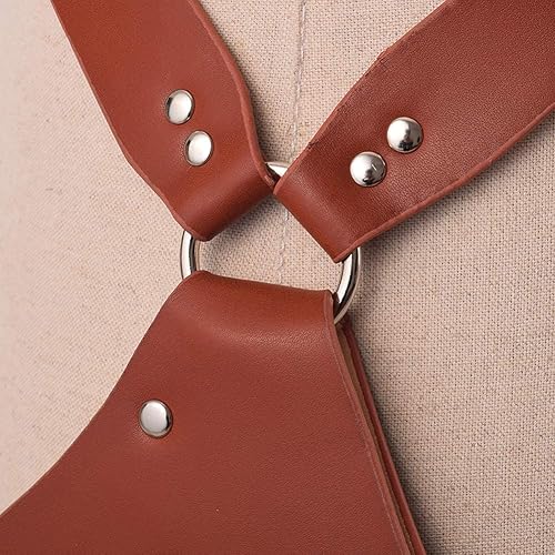 Miniatura 5 de BLESSUME Cinturón medieval de caballero con espada rana funda de estoque, soporte de vaina de estoque, 1 unidad