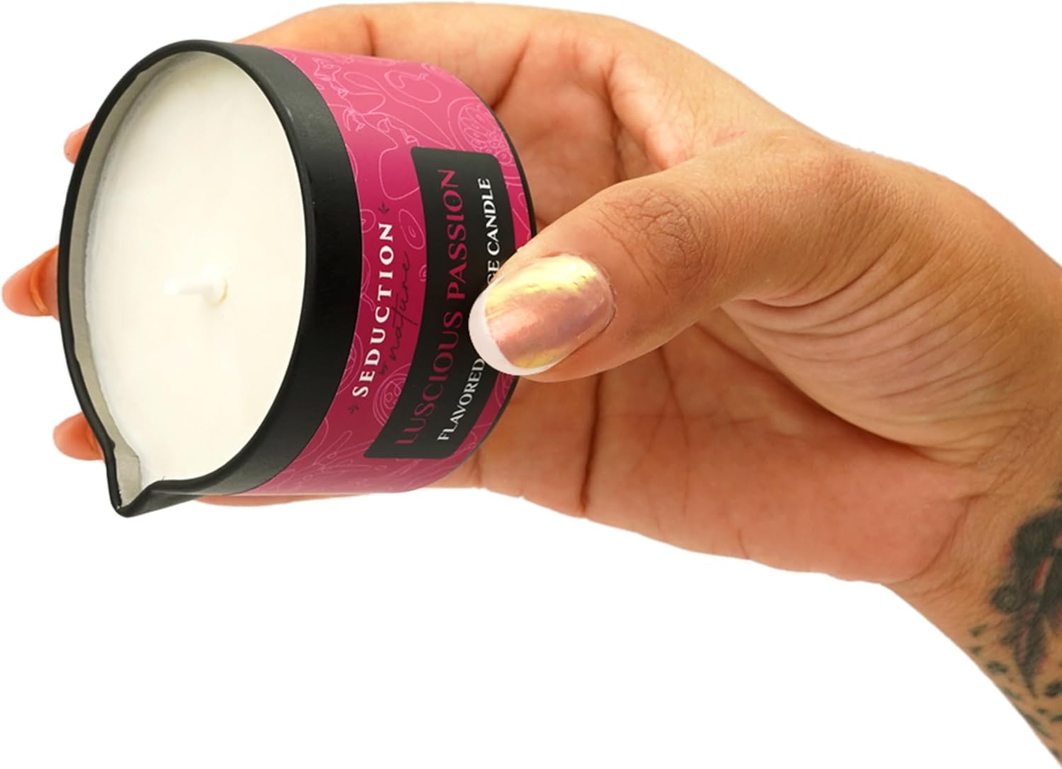 Tropical Scented Massage Oil Candle - Vegan Full Body Massage Candle and Home SPA with Sustainable Formula for Relaxation and Stress Relief - Image 7