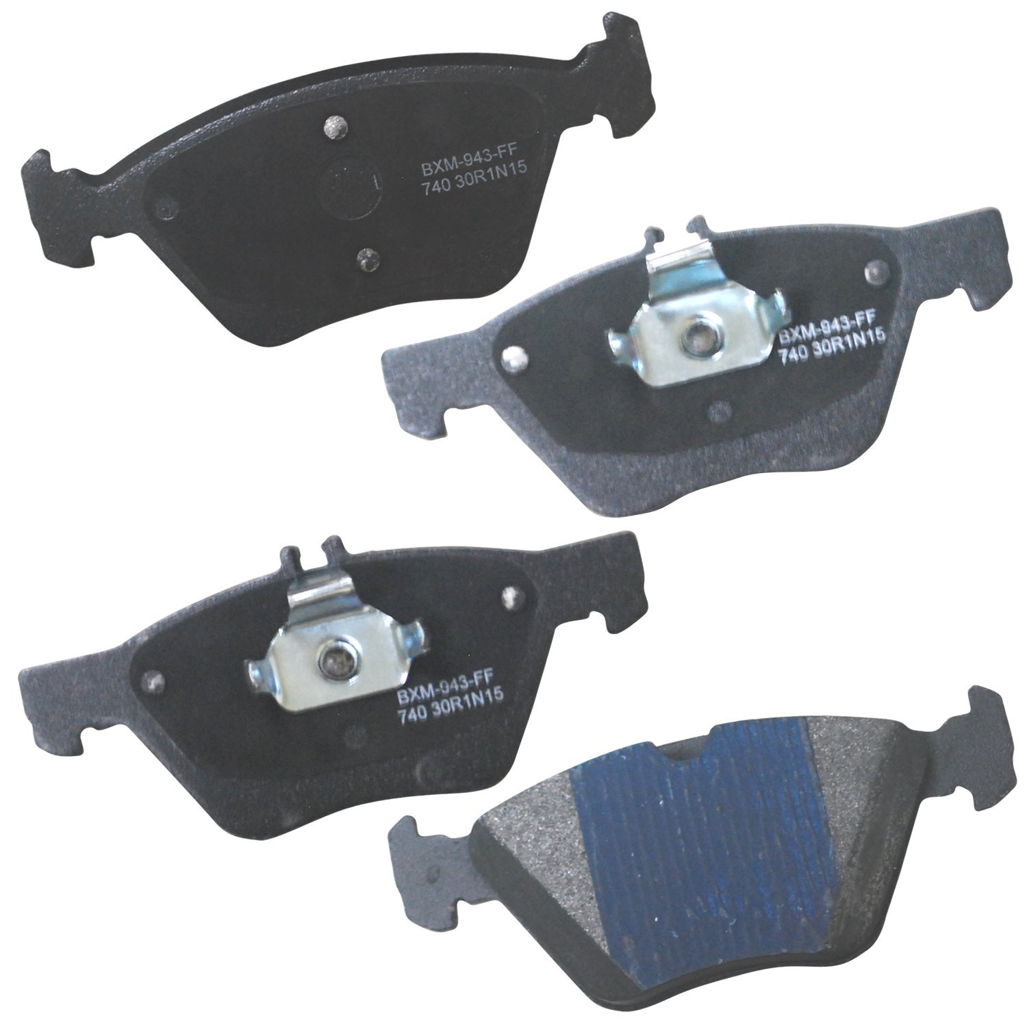 Bendix Premium SBM740 Semi-Metallic Front Brake Pads for Select Models Chrysler Crossfire, Mercedes-Benz CLK320, CLK430, E280, E300, E320, E350, E420, E430, SLK320