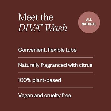 DIVA Wash Menstrual Cup & Disc Cleanser, 4 Fl Oz