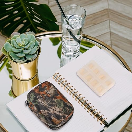 Miniatura 7 de Pastillero de camuflaje de camuflaje Forest Tree, organizador de viaje para píldoras semanales de 7 días, lindo y compacto, contenedor de vitaminas,