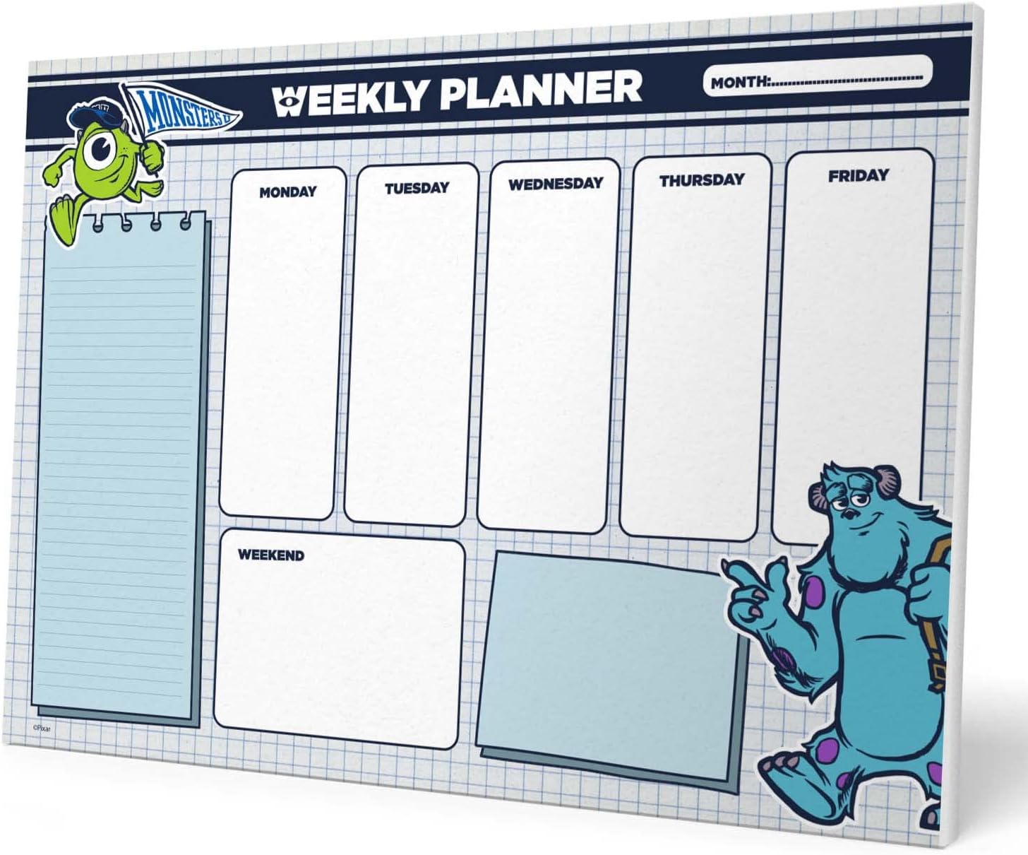 Official Monsters Inc Weekly Planner A4 – Disney Calendar – Family ...