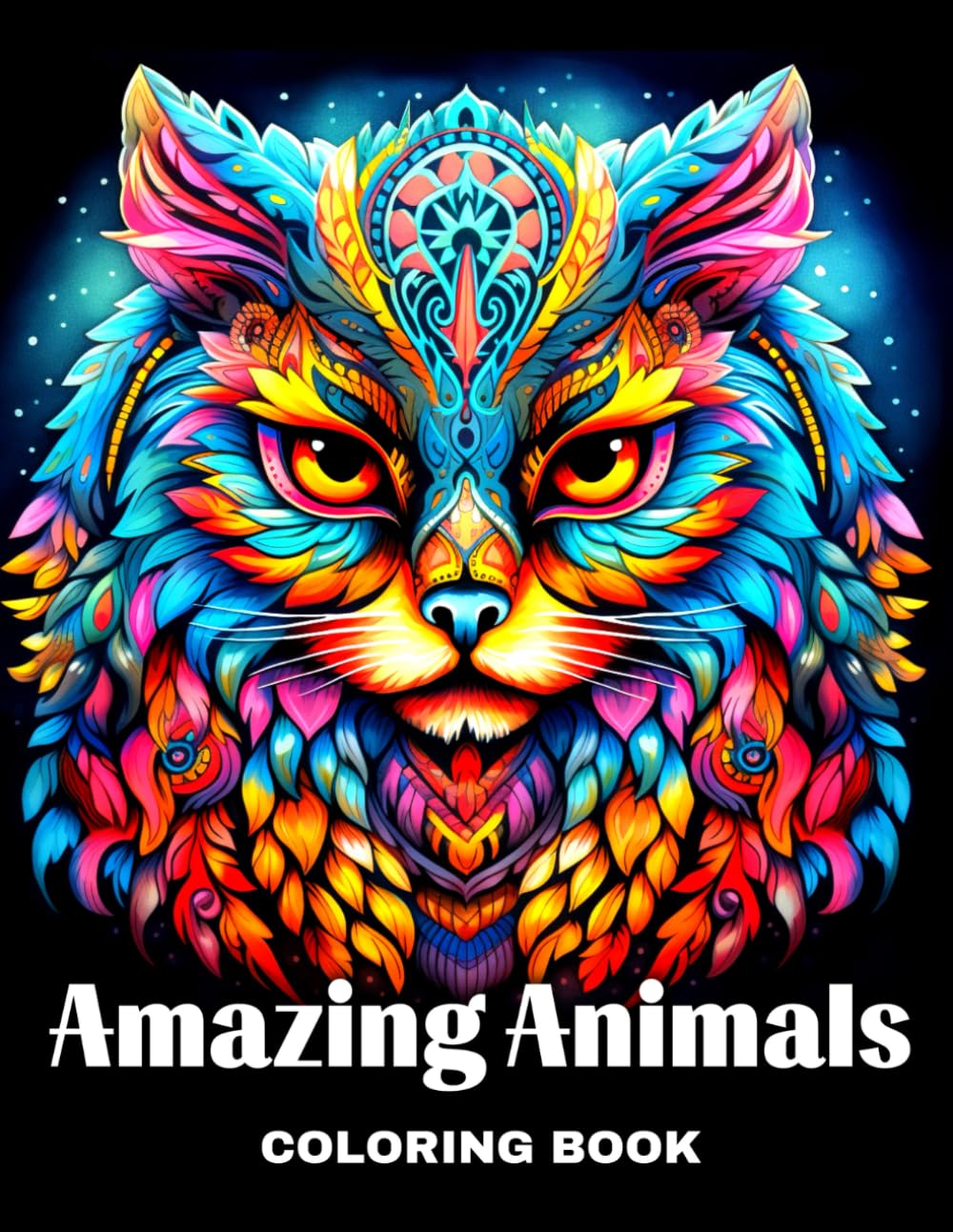 Amazing Animals Coloring Book: Beautiful Designs for Adults Featuring Relaxing Mandala Animal Patterns, Animals in Flowers, and More for Mindfulness and Relaxation (The Amazing Coloring Collection)