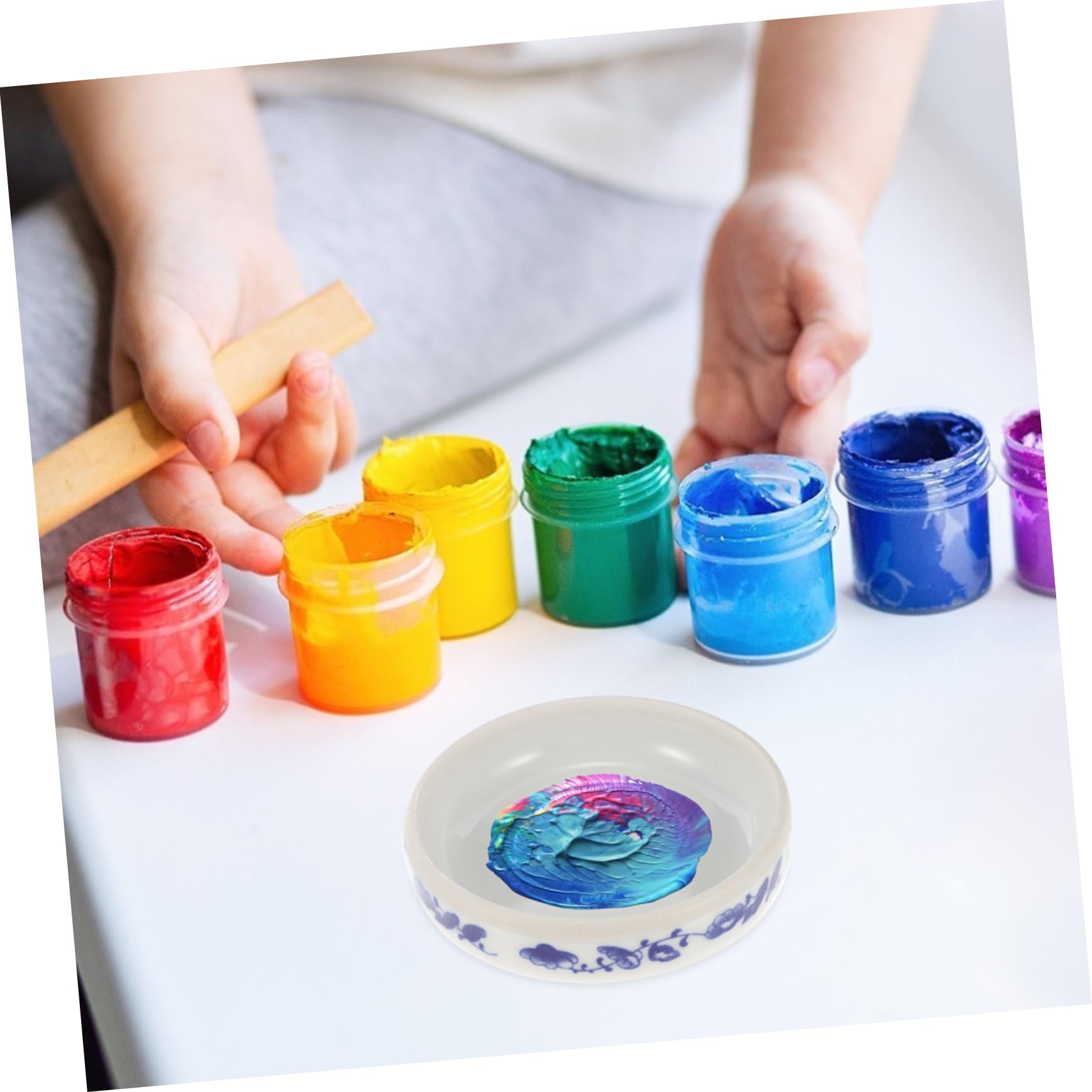 Keramik Mischpalette für Schüler und Kinder mit Fünf Schichten