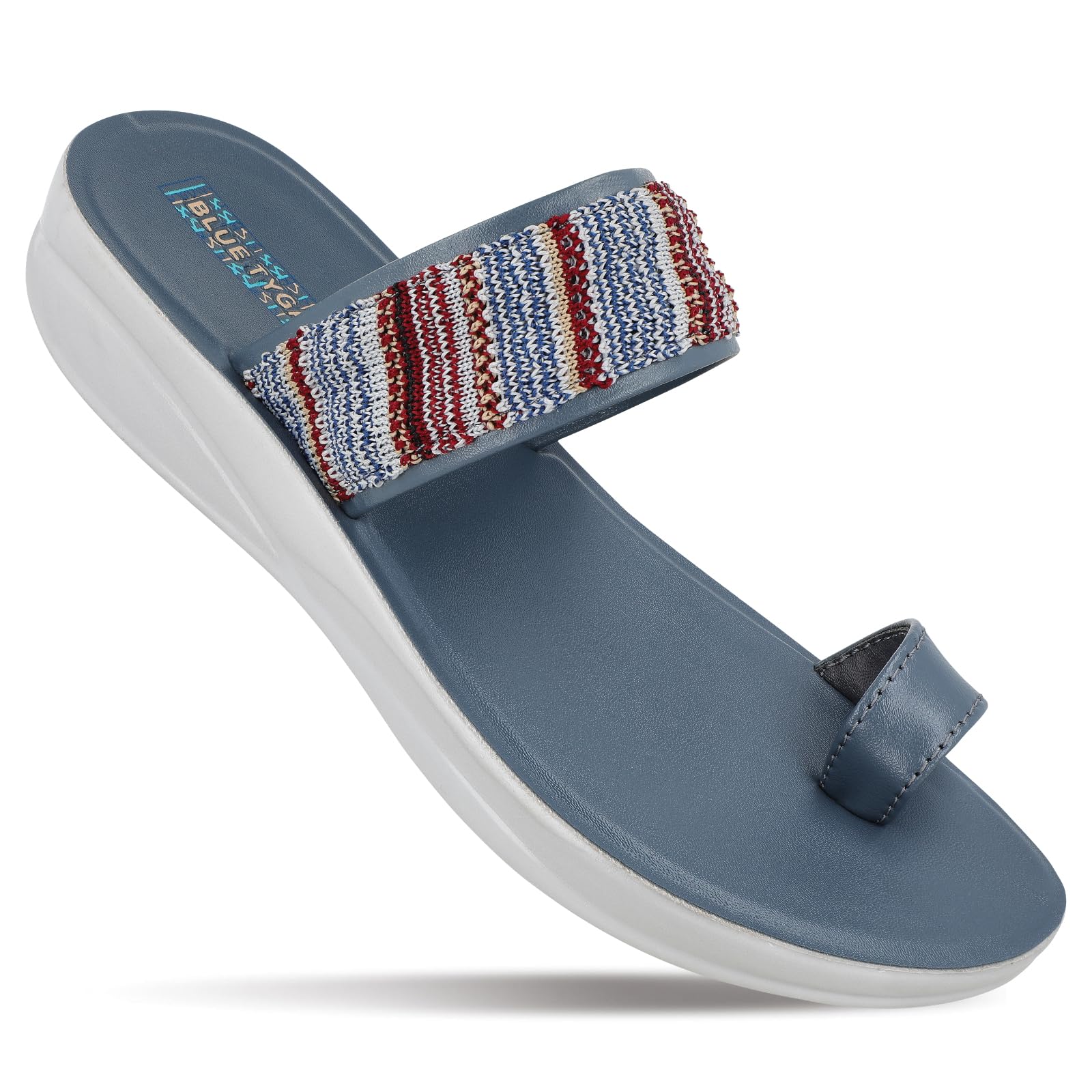 BLUE TYGA BT2347 Womens Fashion Sandals for Casual Wear and Regular use - Teal Blue (B0CNTLN4ZJ) Amazon Price History, Amazon Price Tracker