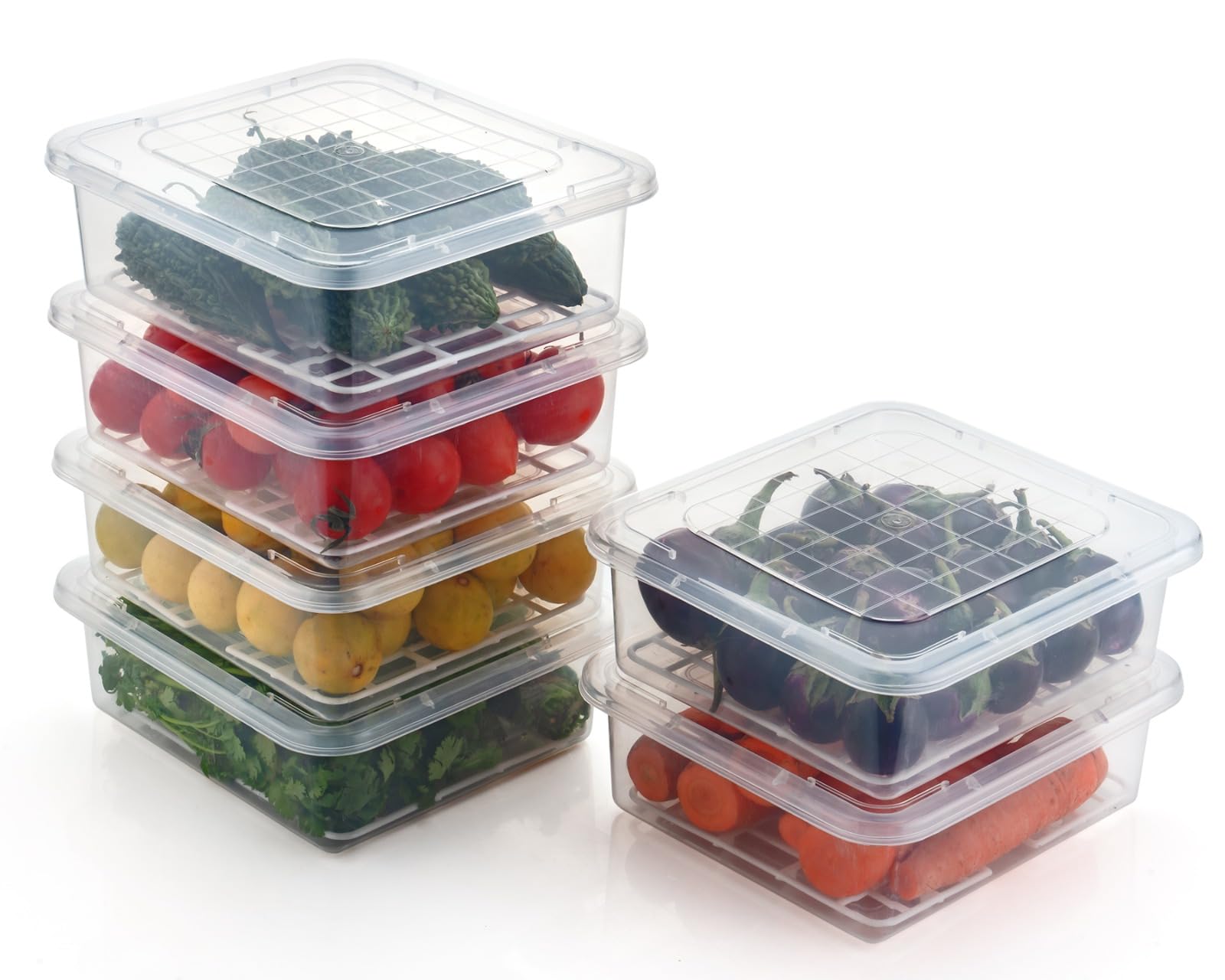 See full amazon price history chart for NORVIUM (Pack Of 04) Fridge Storage Boxes Fridge Organizer with Removable Drain Plate and Lid Stackable Fridge Storage Freezer Storage Containers for Fish, Meat, Vegetables, Fruits (4) NORVIUM (Pack Of 04) Fridge Storage Boxes Fridge Organizer with Removable Drain Plate and Lid Stackable Fridge Storage Freezer Storage Containers for Fish, Meat, Vegetables, Fruits (4) (B0DFWY32B5) Amazon Price History, Amazon Price Tracker