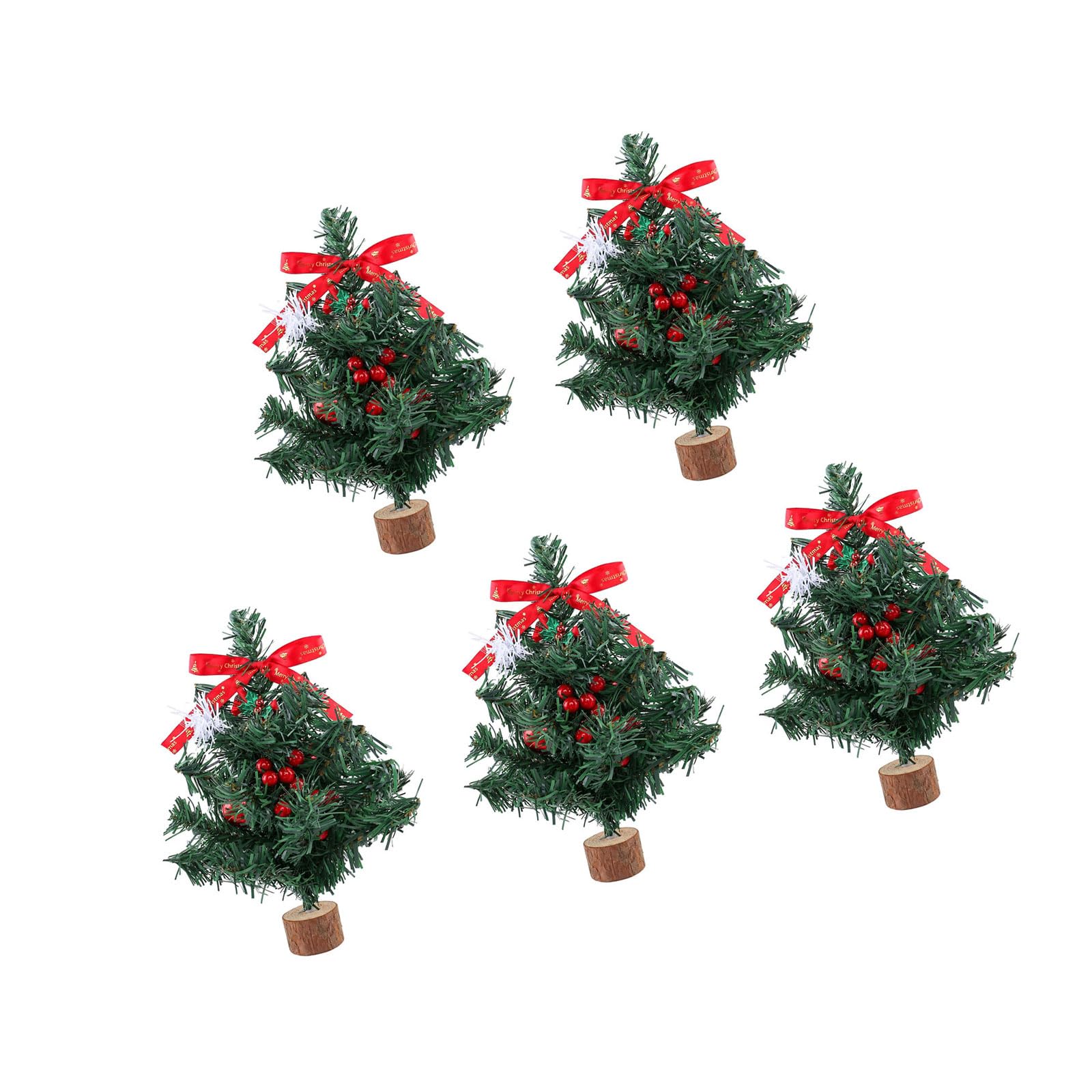 Zxfdsfdbnm Christmas Tree with Simulated Red Berries Tabletop Festive Display Centerpieces for Festive Home Decor Red Fruit Christmas Tree