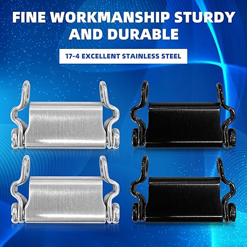 Miniatura 5 de 4 adaptadores de pulsera multiherramienta, reloj de acero inoxidable de 0.78 pulgadas de ancho de oreja, accesorios de pulsera multiherramienta para