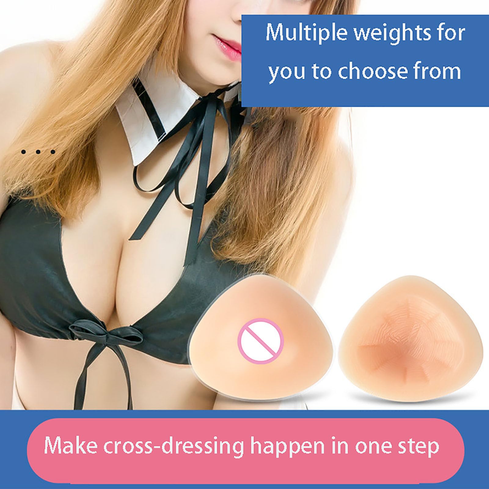 Une Paire Faux Sein en pour Une Apparence Naturelle Et Un Confort Optimal Fausse Poitrine Idéal pour Les Enhancements De Bonnet Et Les Jeux De Rôle Flesh-400g
