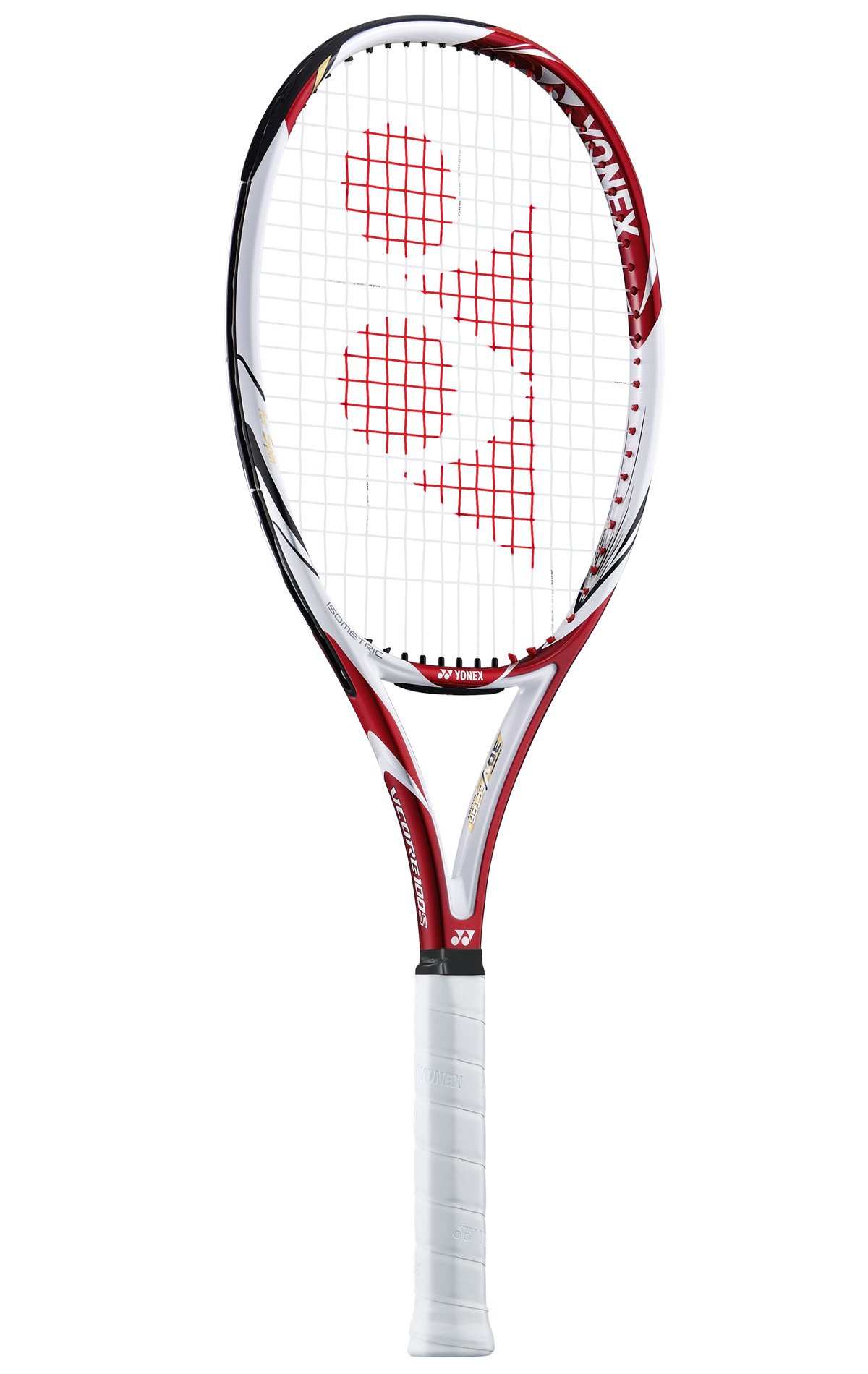 Yonex VCore 100S Tennis Racquet – White/Red/Black, RYVC100L2