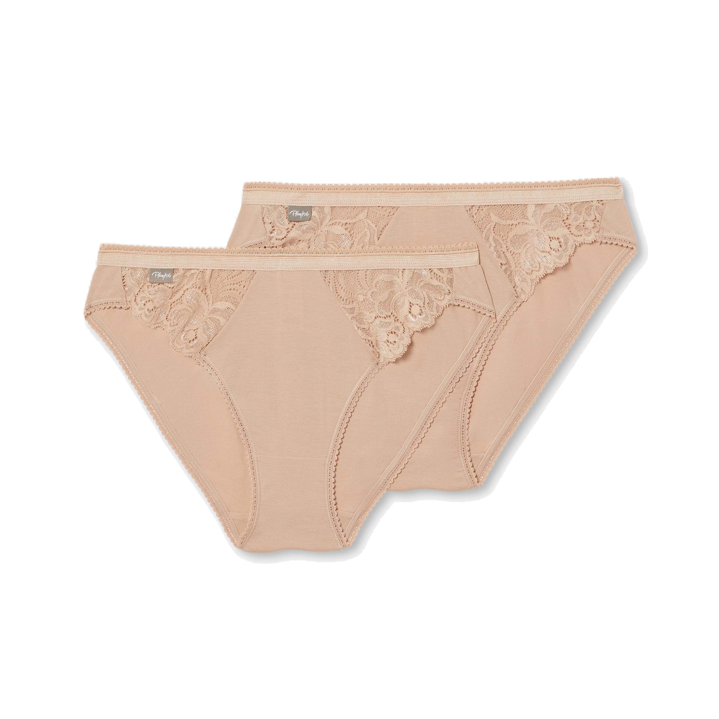 Playtex Pack of full briefs Cotton & Lace Women x2