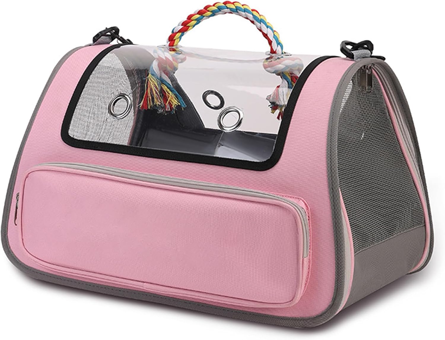 Pet Carrier Bag for Cats and Dogs Up to 15LBs,Soft Sided Dog Carrier for Small Dog, Cat Carrier, Cat Travel Supplies Accessories Indoor Cats, Ventilated Pet Carrying Bag Medium Kitten Puppy (Grey)