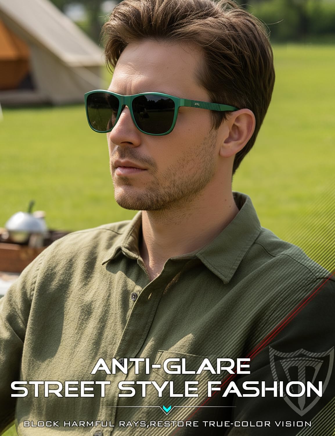 ATTCL Polarized Sunglasses Men Al-Mg Metal Ultralight UV400 for Driving image 3