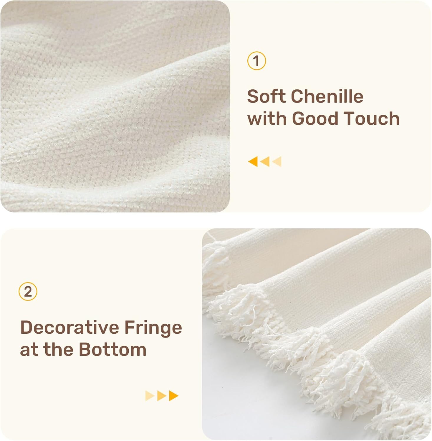 Sectional Couch Covers, 2 Pieces Washable L Shaped Couch Covers Sofa Blanket for Dogs Pet Friendly Sectional Sofa Slipcovers Furniture Protector,71"x 110"+ 71"x 118",(X-Large,Cream White)