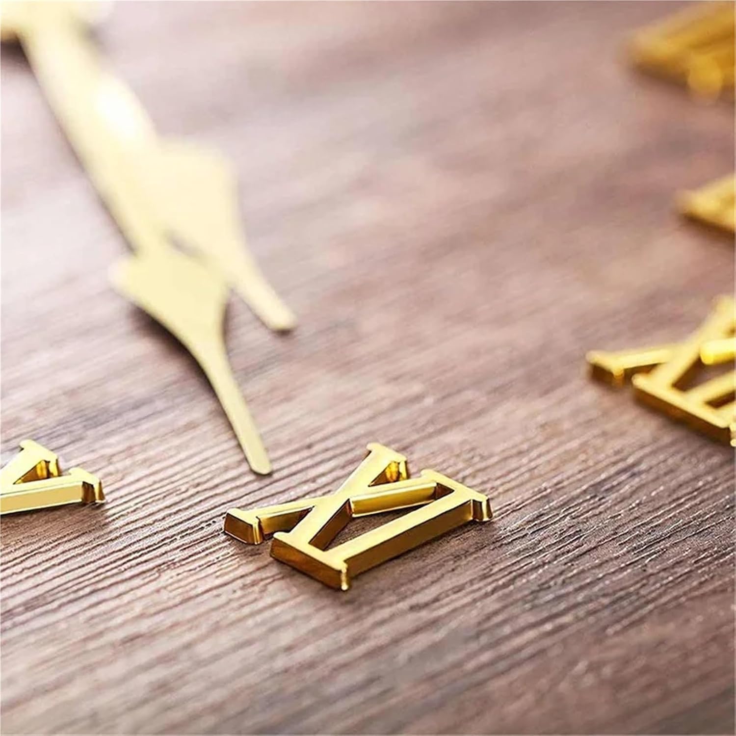 Clock Numbers 20Sets Roman Numerals Handmade Material Restore Digital Repair Tools Clock Numerals Accessories Arabic Number Quartz Clock Parts | Gold Roman Numerals