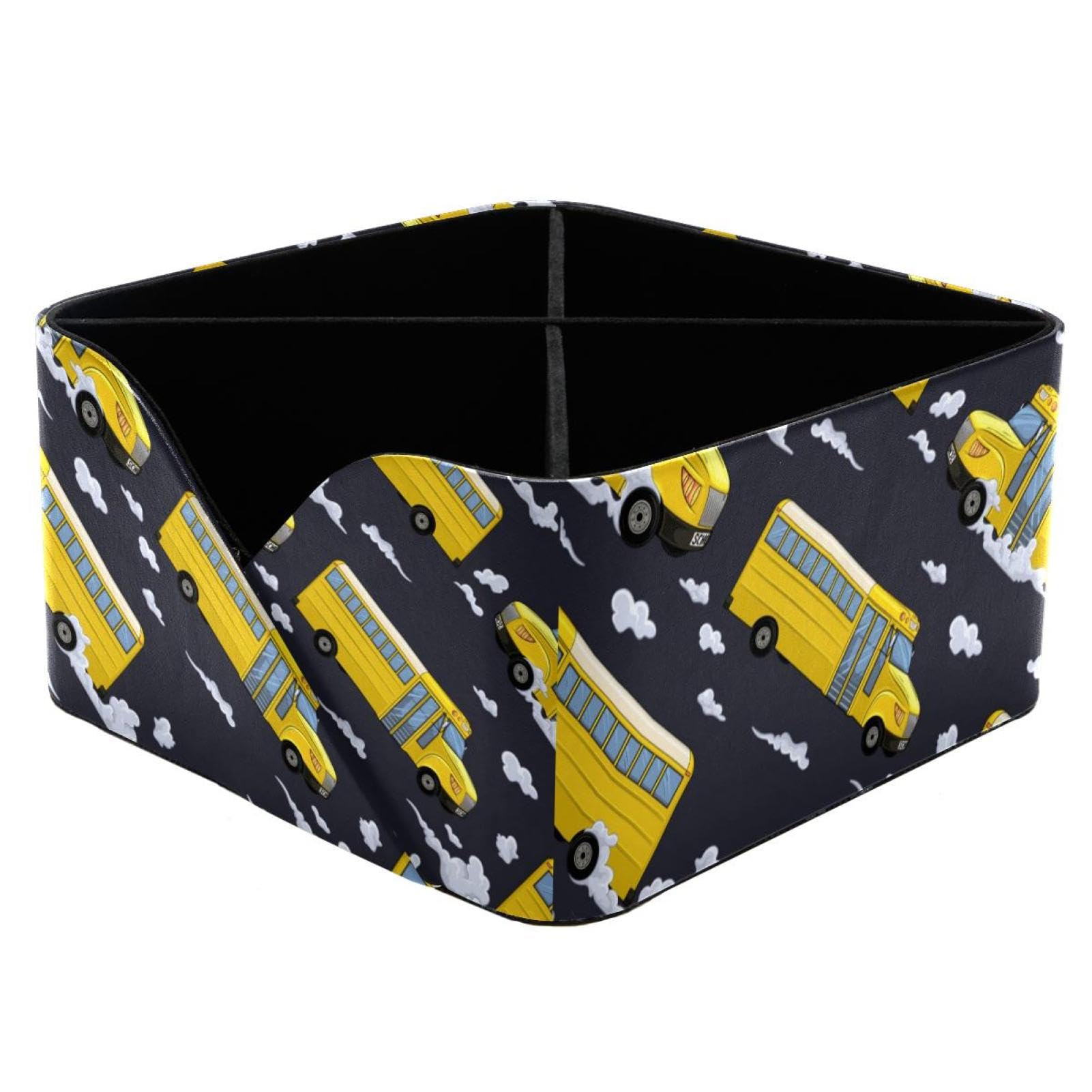 Porte-crayons bus scolaire idéal pour ranger le bureau des enfants et simplifier les devoirs