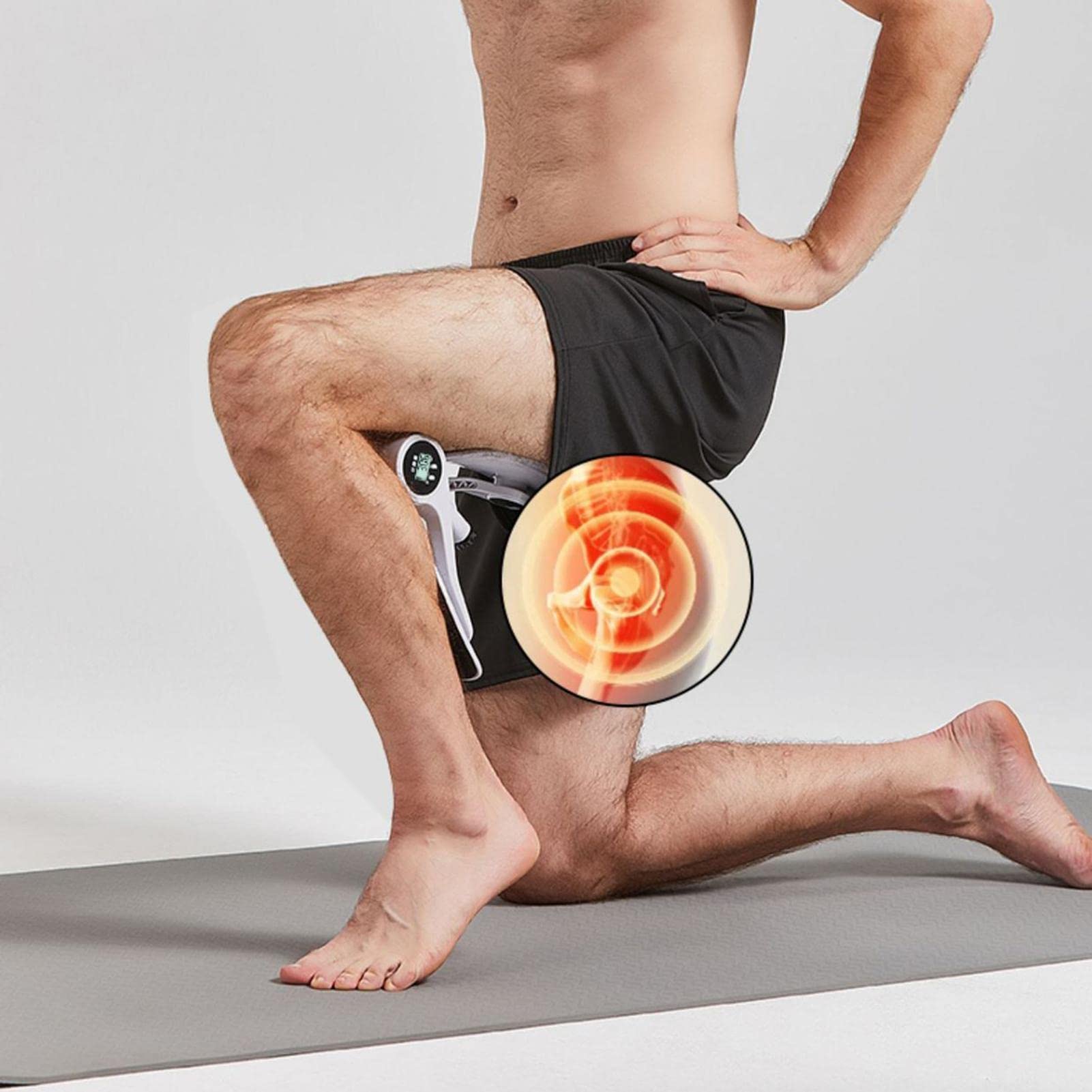 Oberschenkeltrainer Mit LED-Zähler - Beckenbodentrainer Für Frauen Mit Verstellbarem Widerstand