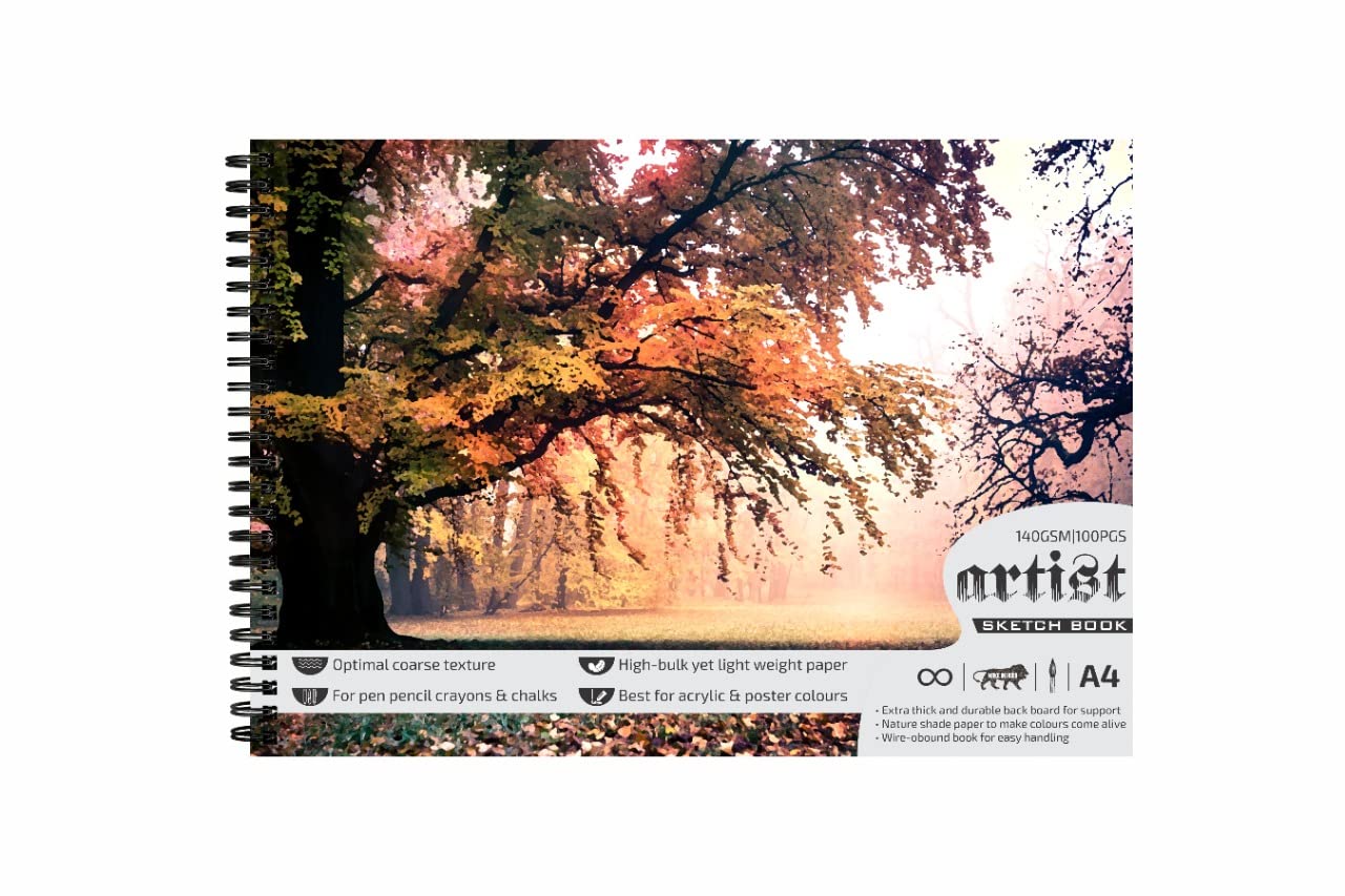 Variety Canvas 50 Sheet A4 Sketchbook Set | Top Spiral-Bound Sketchpad for Artists | Sketching and Drawing Acid Free Paper, for Doodling | Artist Oxfort Sketch Book (D) (B0BY8WC82N) Amazon Price History, Amazon Price Tracker
