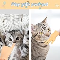 Vista 5 de MIMIDOU 10 juguetes de marionetas para dedos, marionetas para fiestas infantiles, juguetes de burlas de mascotas, juguetes interactivos