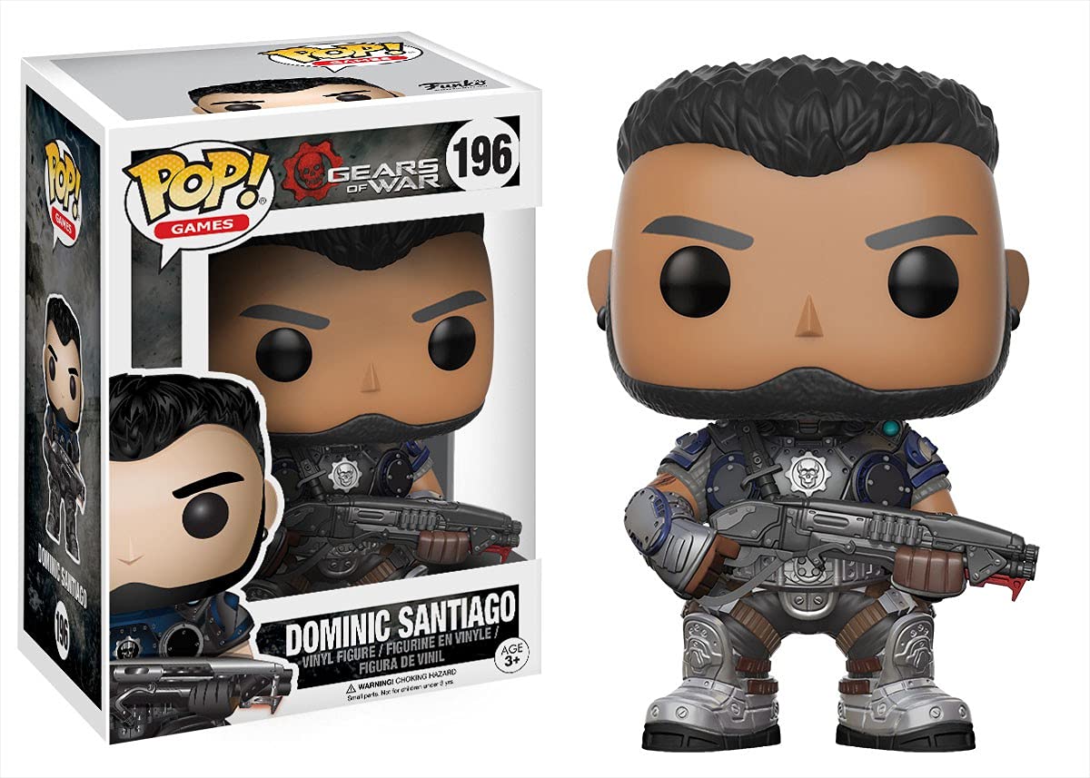Funko 12189 Pop! Vinile Gears of War Dominic Santiago