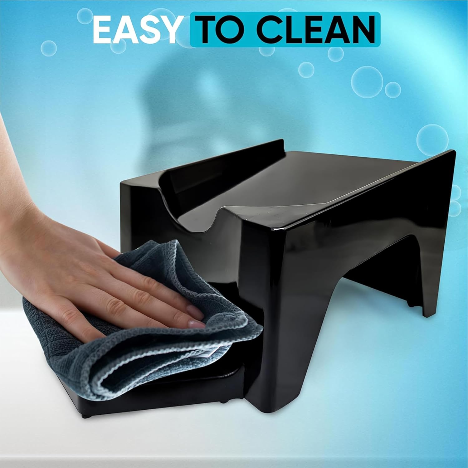 TidyFriend 2 Pack Laundry Detergent Dispenser with Tray, Laundry Soap Dispenser with Non-Slip Rubber Feet for Washing Room Organization, Easy Pour (Black)