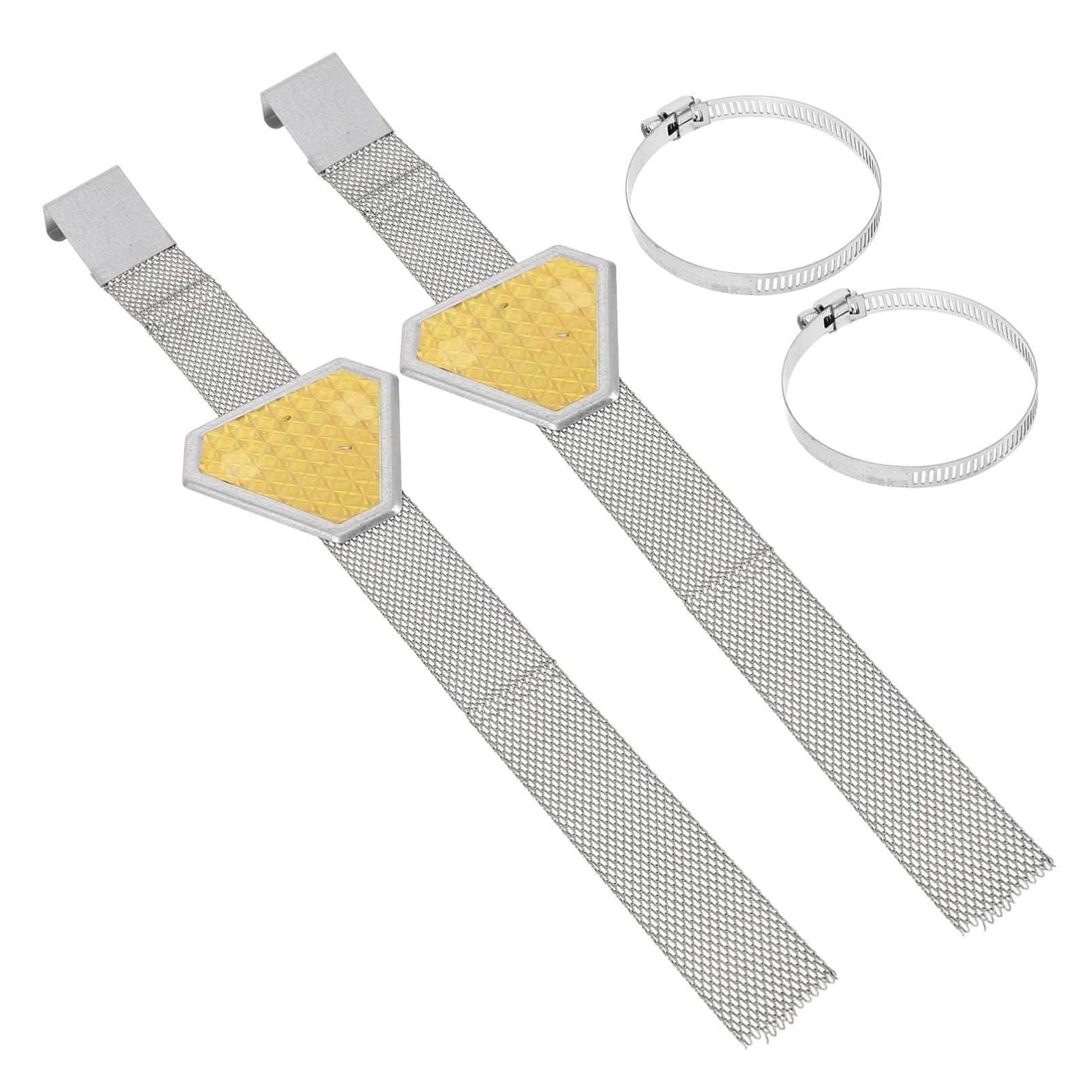 PACKOVE Car Static Grounding Belt Electrostatic Iron Chain Grounding Straps for Safety Reflective Strip Vehicle Static Metal Belt