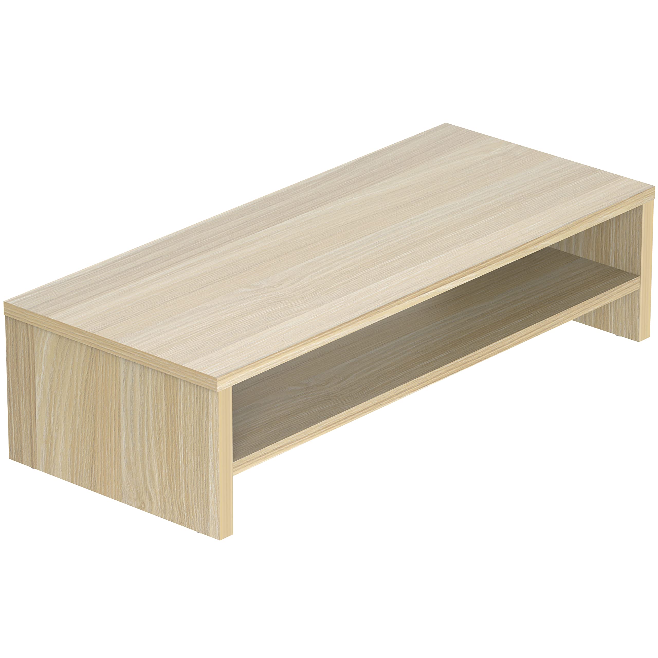 FITUEYES Réhausseur d'Écran en Bois Support d'Ordinateur 54x25,5x14cm FDT205401WO