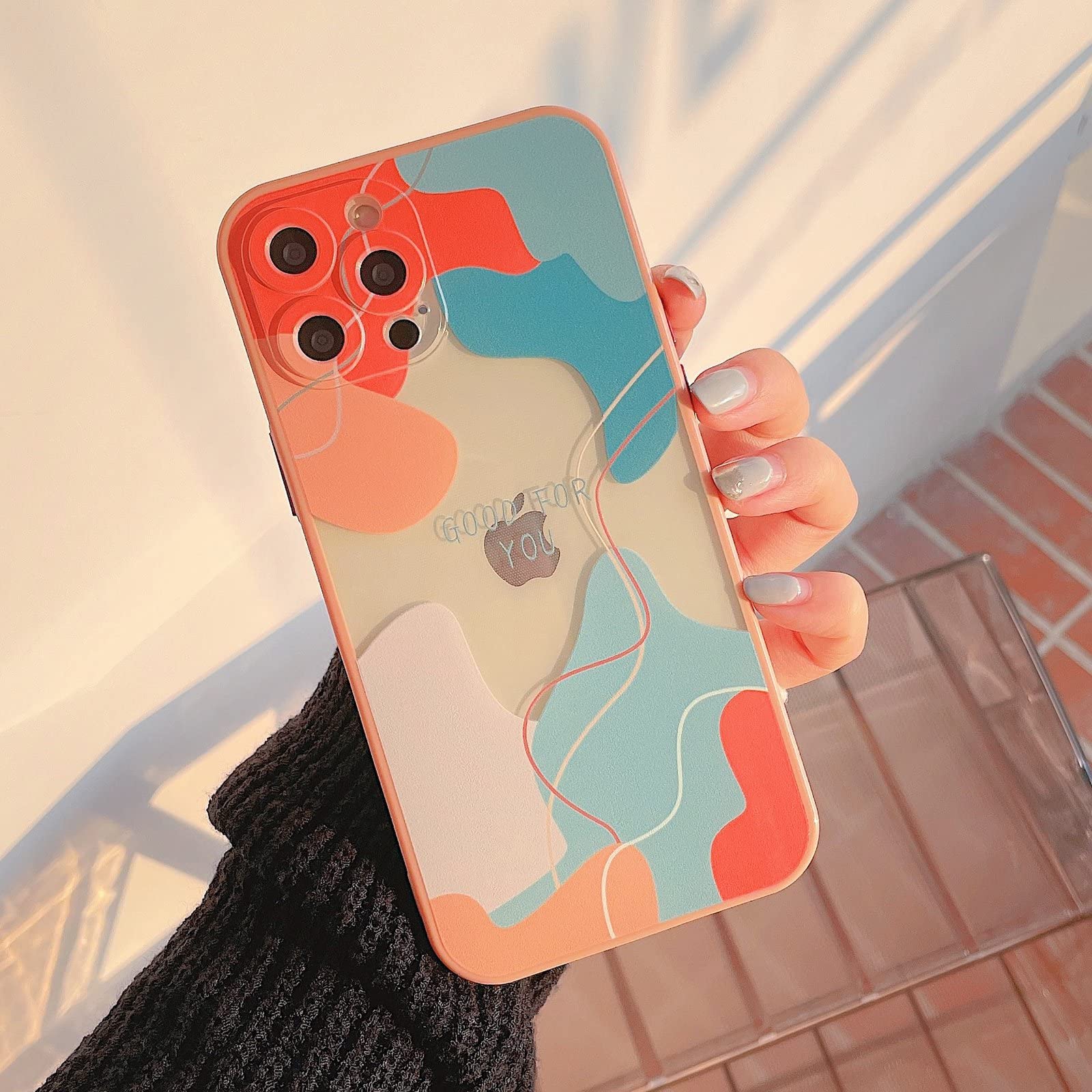Amazon | insArtカラフルなitiGeometryfor iPhoneケース用電話ケース