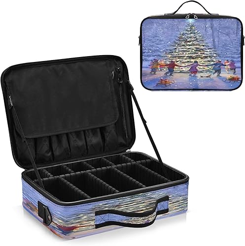 Miniatura 2 de Tree portable travel makeup cosmetic bag bag travel toiletry make up bag organizator large travel makeup cosmetiqueras pequenas para maquillaje men