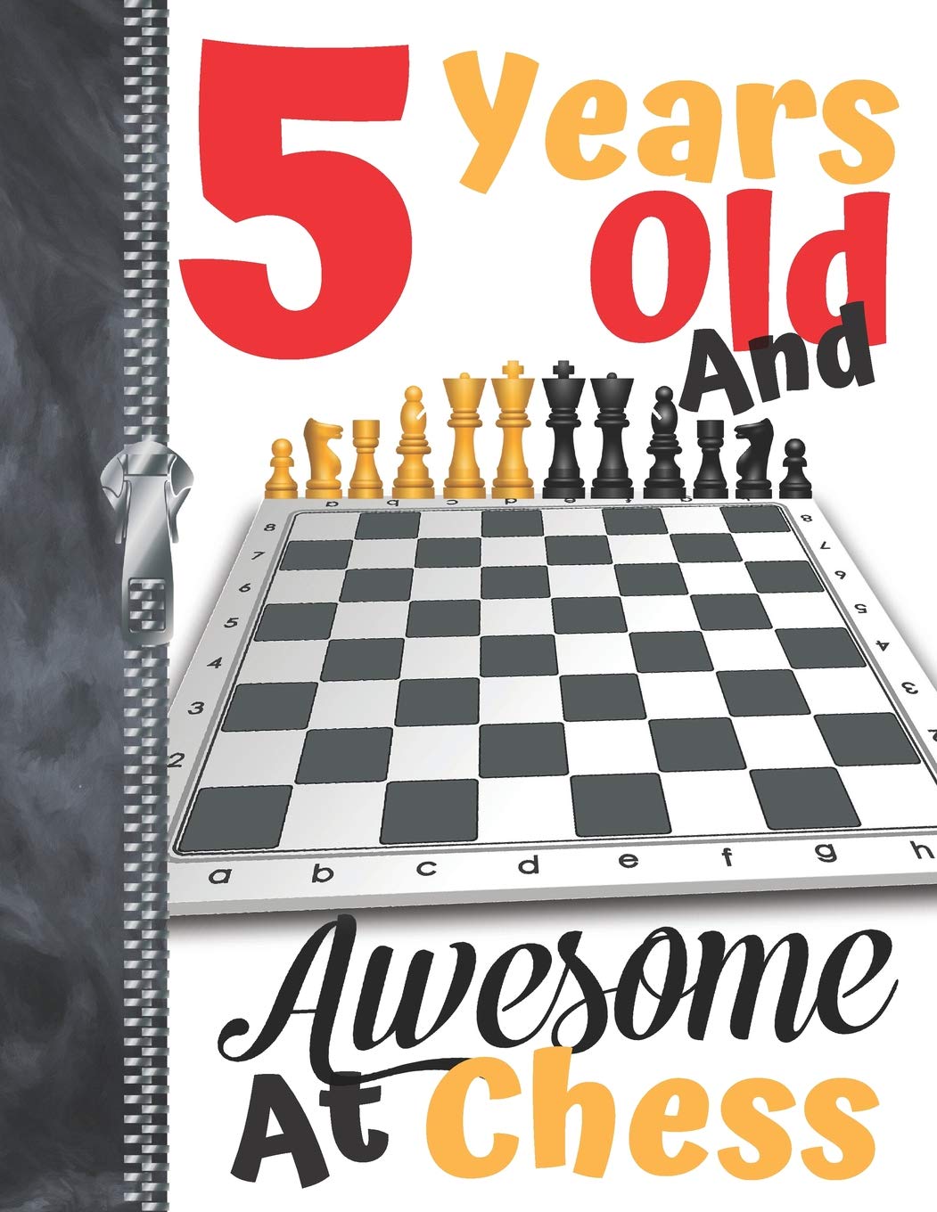 5 Years Old And Awesome At Chess: Board Game Doodling & Drawing Art Journal Book Sketchbook For Boys And Girls