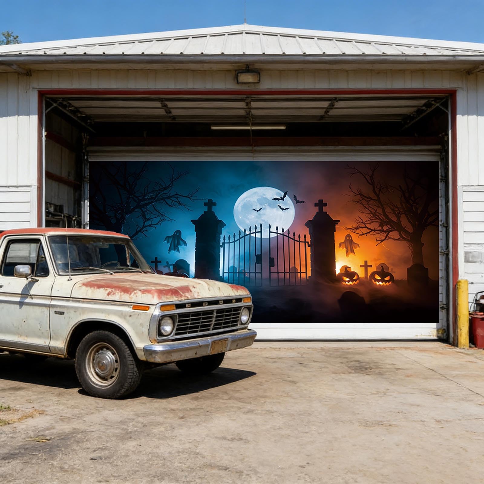 Cartel de graduación de estilo único para Halloween, para garaje, mejora al instante la fiesta de Halloween y se convierte en el centro de atención de todos. ¡No te lo pierdas!