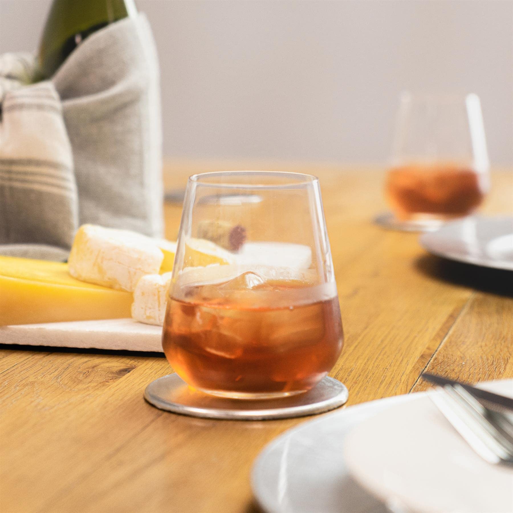 Bormioli Rocco Inalto Uno Stemless Verres à vin Set - 450ml - Paquet de 24