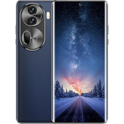 Reno 11 Pro Unlocked Android Phone 6.7-inch HD LCD Unlocked Cell Phone 8GB+256GB Android 13 Smartphone 6000 mAh Large Battery Unlocked Phone 4G Dual SIM (Rock Grey)