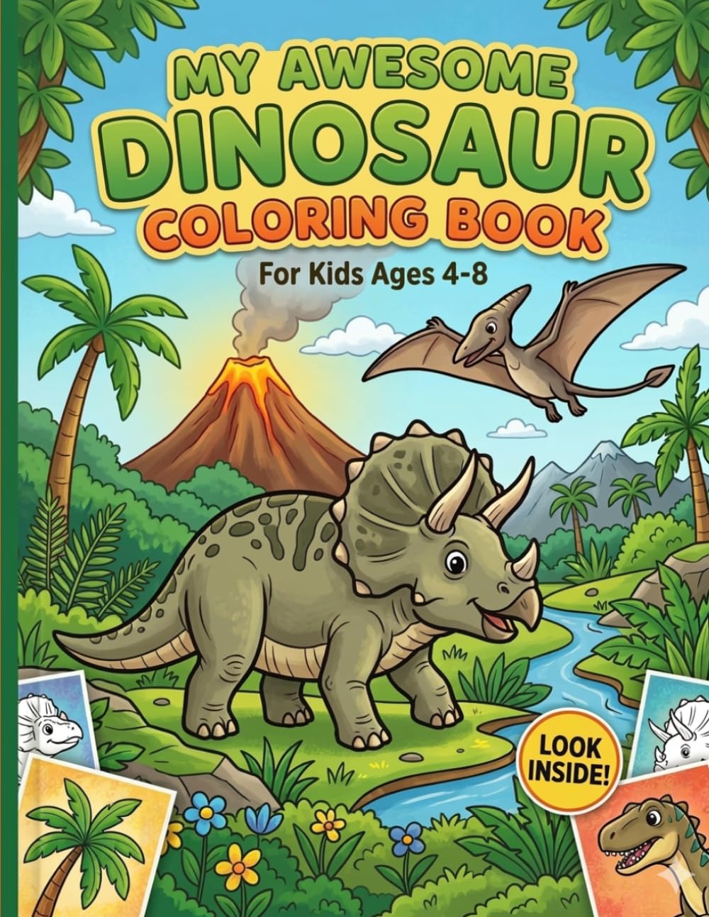 Happy Easter coloring and tracing book for kids ages 3-8