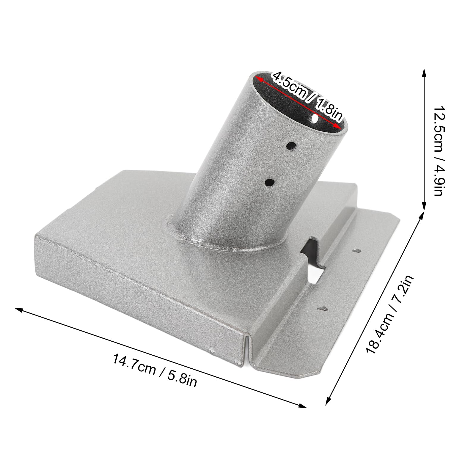Adaptateur de Tuyau Gen 3, pour Antenne Parabolique Standard Gen 3, Support sur Poteau Plaque de Montage V3, Montage sur Toit